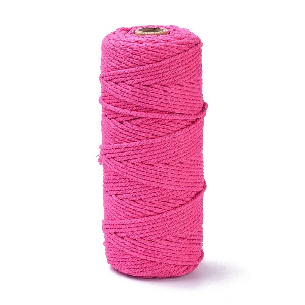 PandaHall Cotton String Threads, for DIY Crafts, Gift Wrapping and Jewelry Making, Deep Pink, 3mm, about 109.36 Yards(100m)/Roll Cotton
PandaHall Cotton String Threads, for DIY Crafts, Gift Wrapping and Jewelry Making, Deep Pink, 3mm, about 109.36 Yards(100m)/Roll Cotton