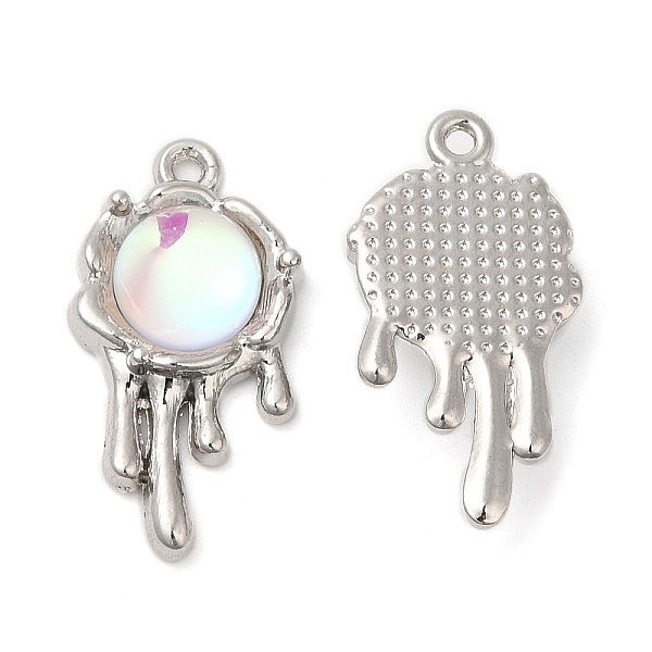 PandaHall Alloy Pendants, with Glass, Cadmium Free & Lead Free, Flat Round Melting Charms, Platinum, 24x15x5mm, Hole: 1.6mm Alloy+Glass Flat...
PandaHall Alloy Pendants, with Glass, Cadmium Free & Lead Free, Flat Round Melting Charms, Platinum, 24x15x5mm, Hole: 1.6mm Alloy+Glass Flat...