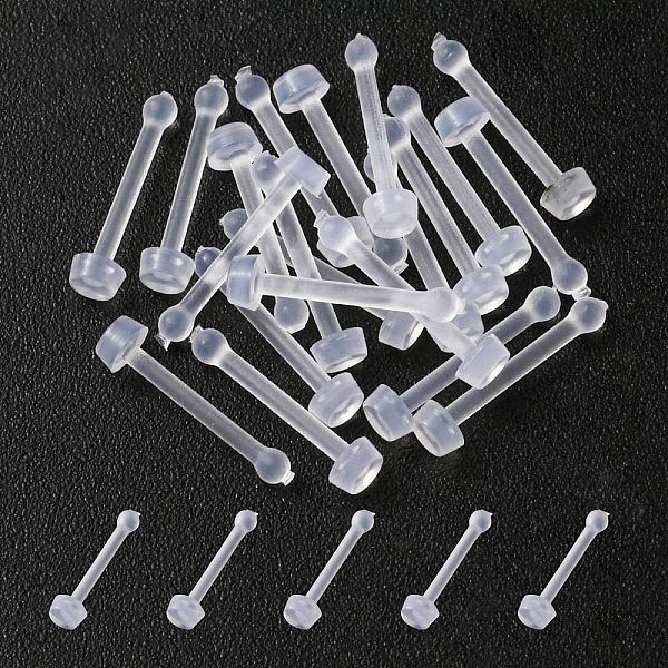 PandaHall Acrylic Nose Bone Ring, Piercing Body Jewelry for Her, White, 9.5x2mm, Pin: 0.7mm Acrylic White
PandaHall Acrylic Nose Bone Ring, Piercing Body Jewelry for Her, White, 9.5x2mm, Pin: 0.7mm Acrylic White