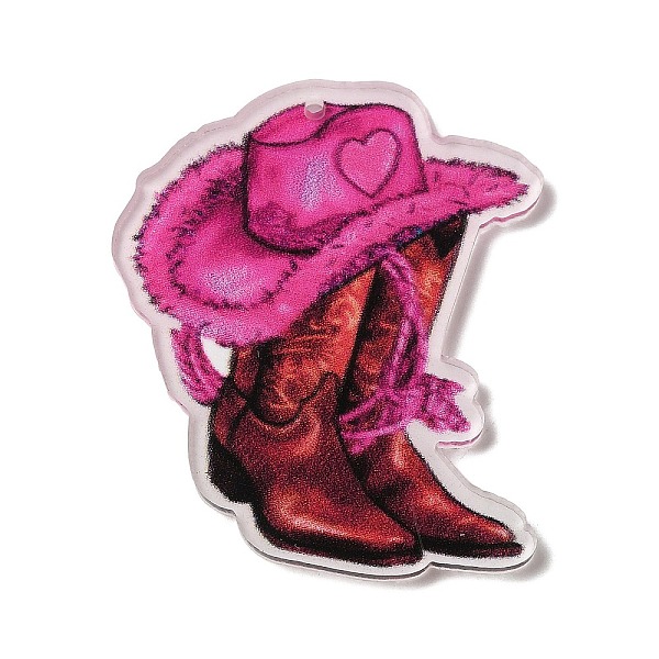 PandaHall Printed Acrylic Pendants, Valentine's Day, Shoes, 43x35x2mm, Hole: 1.4mm Acrylic Shoes Pink
PandaHall Printed Acrylic Pendants, Valentine's Day, Shoes, 43x35x2mm, Hole: 1.4mm Acrylic Shoes Pink