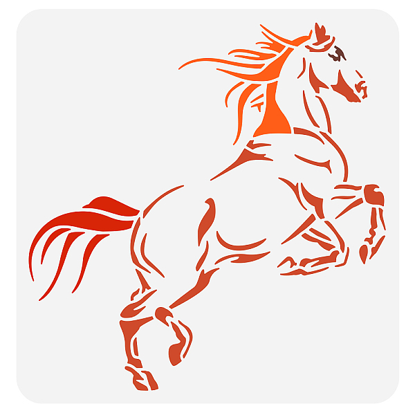 PandaHall PET Hollow Out Drawing Painting Stencils, for DIY Scrapbook, Photo Album, Horse Pattern, 30x30cm Plastic Horse
PandaHall PET Hollow Out Drawing Painting Stencils, for DIY Scrapbook, Photo Album, Horse Pattern, 30x30cm Plastic Horse