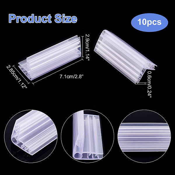 PandaHall 10 Pcs Shelf Label Holder, Clear Self-Adhesive Price Tag Stand L Shaped Business Card Holder Retail Price Shelf Tag Clips for..., White
PandaHall 10 Pcs Shelf Label Holder, Clear Self-Adhesive Price Tag Stand L Shaped Business Card Holder Retail Price Shelf Tag Clips for..., White