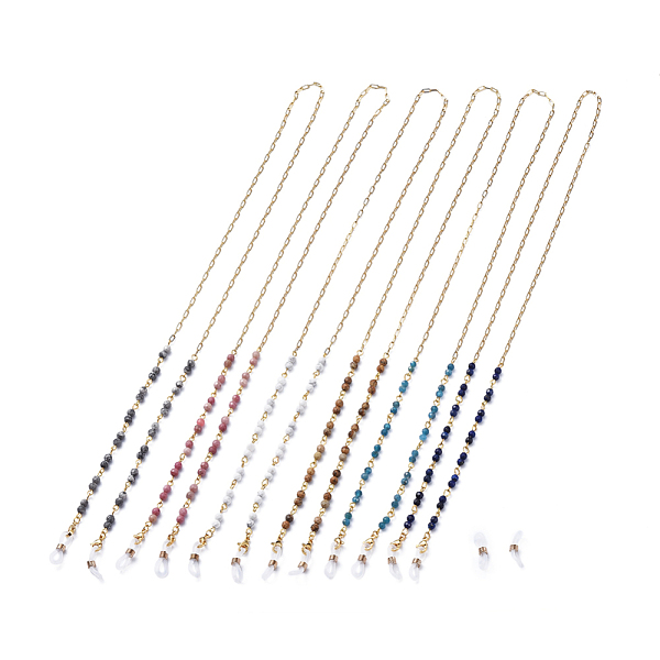 PandaHall Eyeglasses Chains, Neck Strap for Eyeglasses, with Natural Gemstone Beads, 304 Stainless Steel Lobster Claw Clasps, Brass...
PandaHall Eyeglasses Chains, Neck Strap for Eyeglasses, with Natural Gemstone Beads, 304 Stainless Steel Lobster Claw Clasps, Brass...