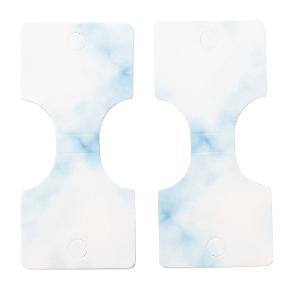 PandaHall Paper Hair Ties Display Cards, Rectangle with Marble Pattern, Light Sky Blue, 8.8x4x0.04cm, 100pcs/bag Paper Others
PandaHall Paper Hair Ties Display Cards, Rectangle with Marble Pattern, Light Sky Blue, 8.8x4x0.04cm, 100pcs/bag Paper Others