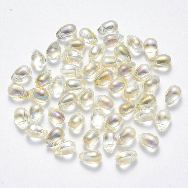 PandaHall Transparent Spray Painted Glass Charms, AB Color Plated, Teardrop, Champagne Yellow, 9x6x6mm, Hole: 1mm Glass Teardrop Yellow
PandaHall Transparent Spray Painted Glass Charms, AB Color Plated, Teardrop, Champagne Yellow, 9x6x6mm, Hole: 1mm Glass Teardrop Yellow