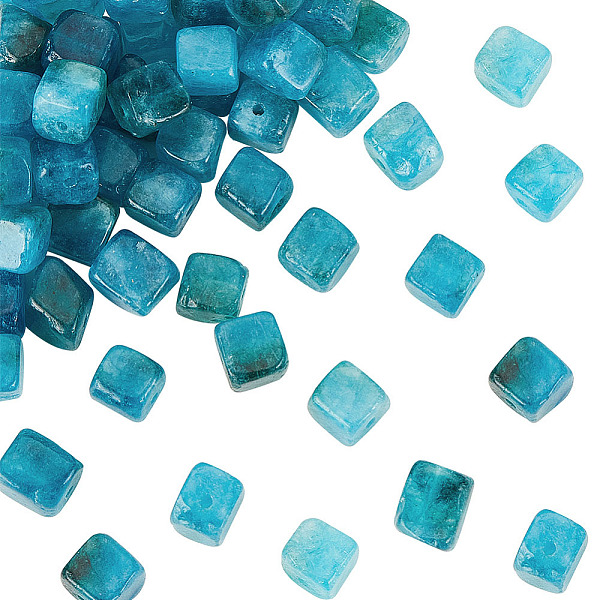 PandaHall Olycraft 1 Strand Natural Quartz Beads Strands, Dyed, Square, Deep Sky Blue, 7~9x7~8x6~7mm, Hole: 1mm, about 49~51pcs/strand...
PandaHall Olycraft 1 Strand Natural Quartz Beads Strands, Dyed, Square, Deep Sky Blue, 7~9x7~8x6~7mm, Hole: 1mm, about 49~51pcs/strand...