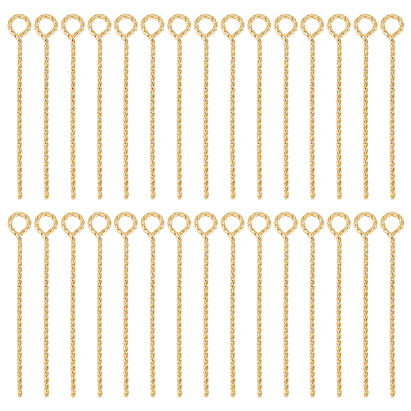 PandaHall BENECREAT 60Pcs Real 18k Gold Plated Brass Open Eye Pins, 30mm/1.2 Inch Twist Head Pins Eye Pins for Jewelry Making Beading...
PandaHall BENECREAT 60Pcs Real 18k Gold Plated Brass Open Eye Pins, 30mm/1.2 Inch Twist Head Pins Eye Pins for Jewelry Making Beading...
