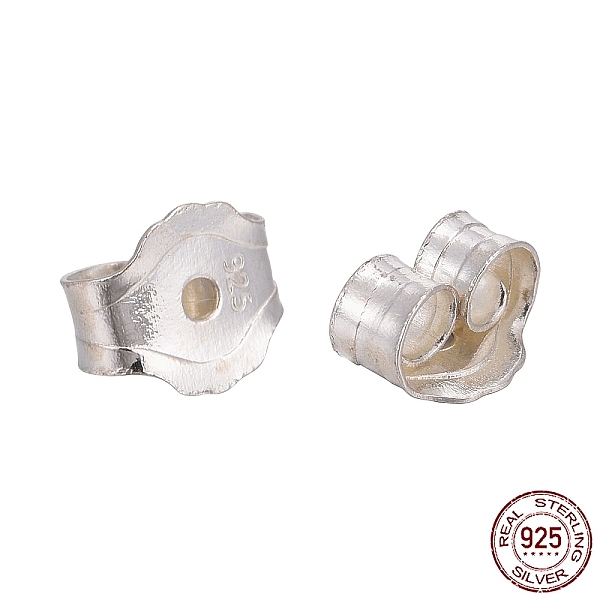 PandaHall Earring Findings 925 Sterling Silver Ear Nuts, Silver, 5x4.5x3mm, Hole: 1mm Sterling Silver
PandaHall Earring Findings 925 Sterling Silver Ear Nuts, Silver, 5x4.5x3mm, Hole: 1mm Sterling Silver