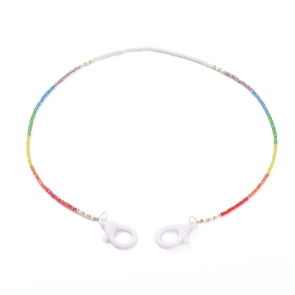 PandaHall Personalized Dual-use Items, Beaded Necklaces or Eyeglasses Chains, with Glass Beads, Glass Pearl Beads, Brass Beads and Plastic...
PandaHall Personalized Dual-use Items, Beaded Necklaces or Eyeglasses Chains, with Glass Beads, Glass Pearl Beads, Brass Beads and Plastic...