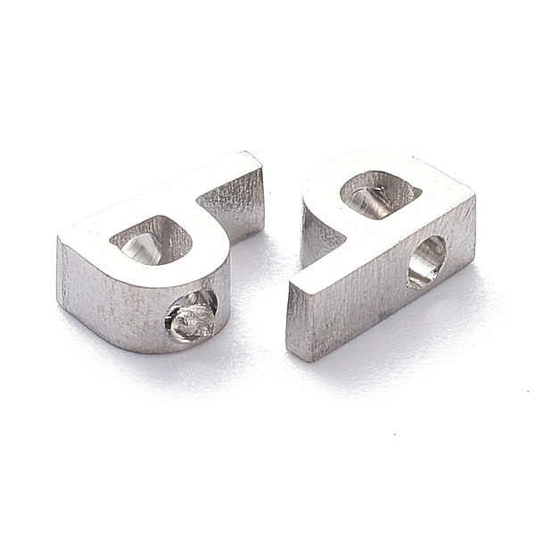 PandaHall 304 Stainless Steel Charms, Alphabet, Stainless Steel Color, Letter.P, 8x5x3mm, Hole: 1.8mm 304 Stainless Steel Letter P
PandaHall 304 Stainless Steel Charms, Alphabet, Stainless Steel Color, Letter.P, 8x5x3mm, Hole: 1.8mm 304 Stainless Steel Letter P