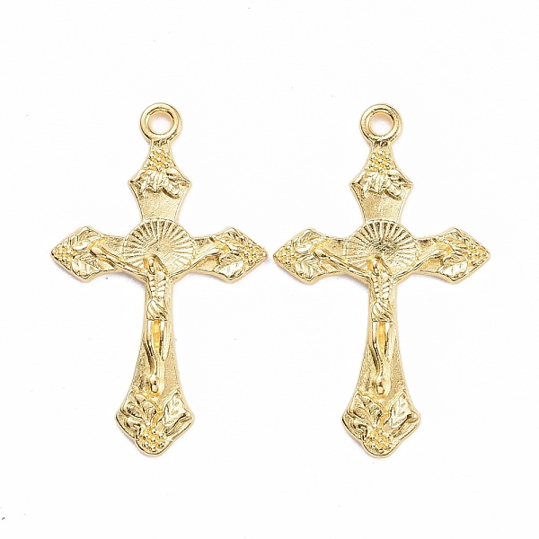 PandaHall Tibetan Style Pendants, For Easter, Lead Free and Cadmium Free, Crucifix Cross Pendant, Golden, 33.5x20.5x2.5mm, Hole: 2mm Alloy...
PandaHall Tibetan Style Pendants, For Easter, Lead Free and Cadmium Free, Crucifix Cross Pendant, Golden, 33.5x20.5x2.5mm, Hole: 2mm Alloy...