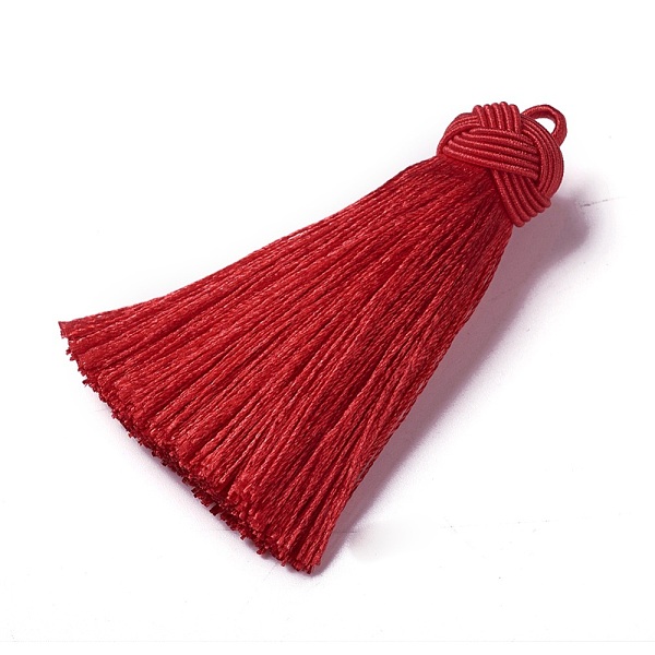PandaHall Nylon Tassel Pendants, FireBrick, 70~72x17~18mm, Hole: 3~4mm Nylon Red
PandaHall Nylon Tassel Pendants, FireBrick, 70~72x17~18mm, Hole: 3~4mm Nylon Red