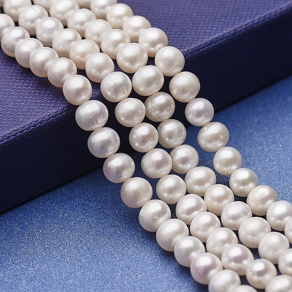 PandaHall Natural Cultured Freshwater Pearl Beads Strands, Potato, White, 6x5~6mm, Hole: 0.5mm, about 68~69pcs/strand, 14.96 inch(38cm)...
PandaHall Natural Cultured Freshwater Pearl Beads Strands, Potato, White, 6x5~6mm, Hole: 0.5mm, about 68~69pcs/strand, 14.96 inch(38cm)...