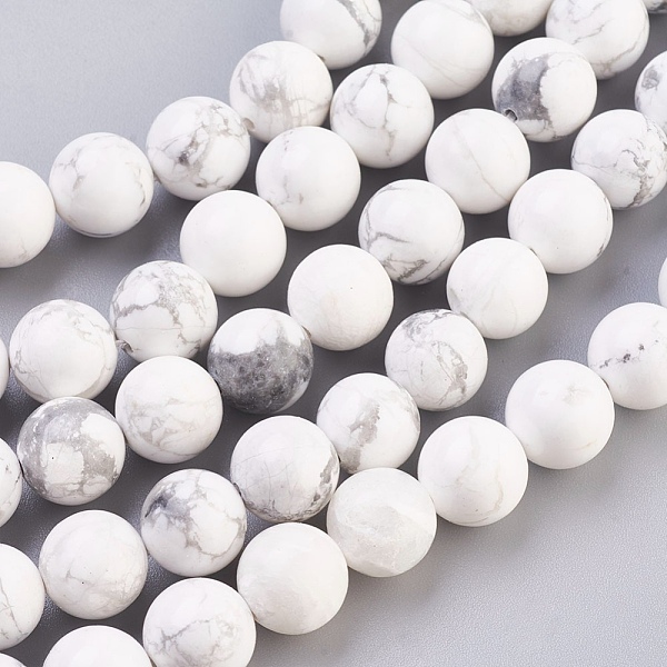 PandaHall Natural Howlite Beads Strands, Round, White, 10mm, Hole: 1mm, about 19pcs/strand, 7.6 inch Howlite Round White
PandaHall Natural Howlite Beads Strands, Round, White, 10mm, Hole: 1mm, about 19pcs/strand, 7.6 inch Howlite Round White