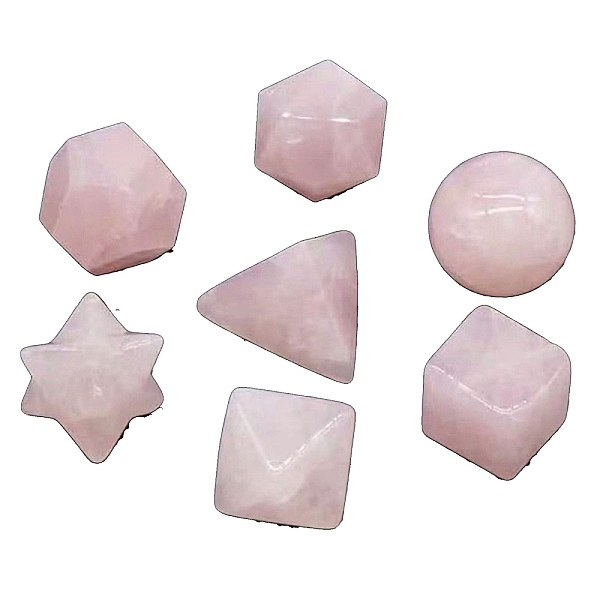 PandaHall Natural Rose Quartz Mixed Shape Figurines Statues for Home Desk Decorations, 15~24mm, 7pcs/set Rose Quartz Mixed Shapes
PandaHall Natural Rose Quartz Mixed Shape Figurines Statues for Home Desk Decorations, 15~24mm, 7pcs/set Rose Quartz Mixed Shapes