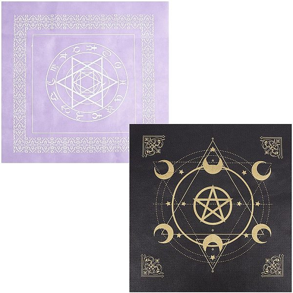 PandaHall CREATCABIN 2Pcs Altar Cloth Moon Sun Star Pentagram Celestial Tarot Deck Spiritual Tapestry Tablecloth Power Sacred Cloth..., Multicolor
PandaHall CREATCABIN 2Pcs Altar Cloth Moon Sun Star Pentagram Celestial Tarot Deck Spiritual Tapestry Tablecloth Power Sacred Cloth..., Multicolor