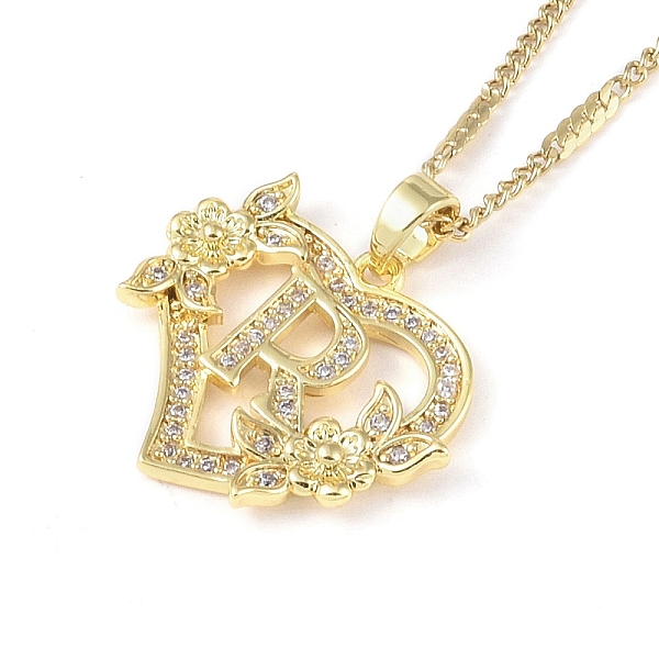 PandaHall 304 Stainless Steel Heart Pendant Necklaces with Cubic Zirconia, Letter Charms, Letter R, 16.54 inch(42cm) 304 Stainless Steel...
PandaHall 304 Stainless Steel Heart Pendant Necklaces with Cubic Zirconia, Letter Charms, Letter R, 16.54 inch(42cm) 304 Stainless Steel...