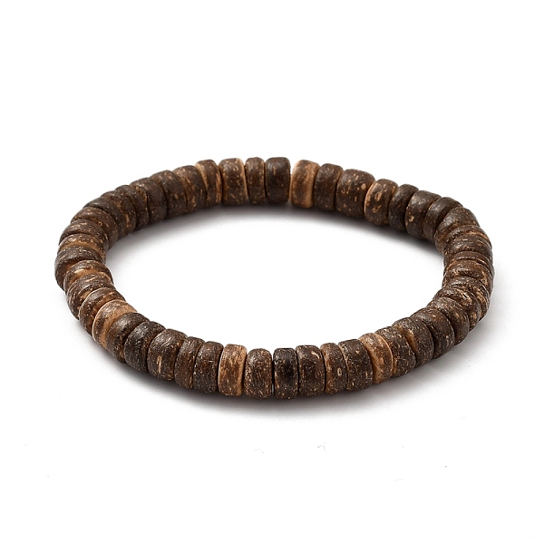PandaHall Rondelle Natural Coconut Stretch Bracelets, Coconut Brown, Inner Diameter: 2-1/8 inch(5.5cm) Coconut Brown
PandaHall Rondelle Natural Coconut Stretch Bracelets, Coconut Brown, Inner Diameter: 2-1/8 inch(5.5cm) Coconut Brown