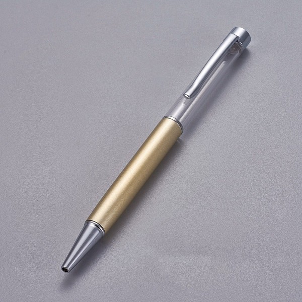 PandaHall Creative Empty Tube Ballpoint Pens, with Black Ink Pen Refill Inside, for DIY Glitter Epoxy Resin Crystal Ballpoint Pen Herbarium..., Gold
PandaHall Creative Empty Tube Ballpoint Pens, with Black Ink Pen Refill Inside, for DIY Glitter Epoxy Resin Crystal Ballpoint Pen Herbarium..., Gold