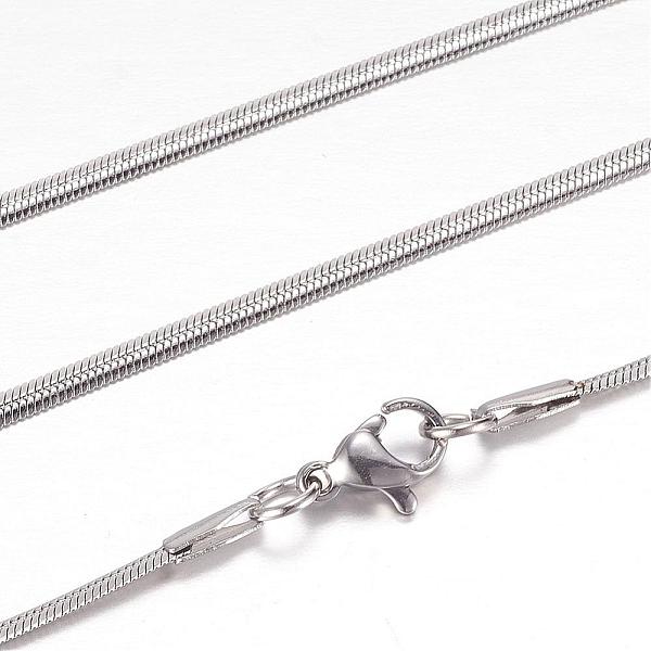 PandaHall 304 Stainless Steel Herringbone Chain Necklaces, with Lobster Claw Clasps, Stainless Steel Color, 19.5 inch~20 inch(49.5~50.8cm)...
PandaHall 304 Stainless Steel Herringbone Chain Necklaces, with Lobster Claw Clasps, Stainless Steel Color, 19.5 inch~20 inch(49.5~50.8cm)...
