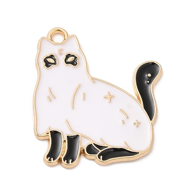 PandaHall Alloy Enamel Pendants, Golden, Cat Shape Charm, White, 27.5x24x1.5mm, Hole: 2mm Alloy+Enamel Cat Shape White
PandaHall Alloy Enamel Pendants, Golden, Cat Shape Charm, White, 27.5x24x1.5mm, Hole: 2mm Alloy+Enamel Cat Shape White