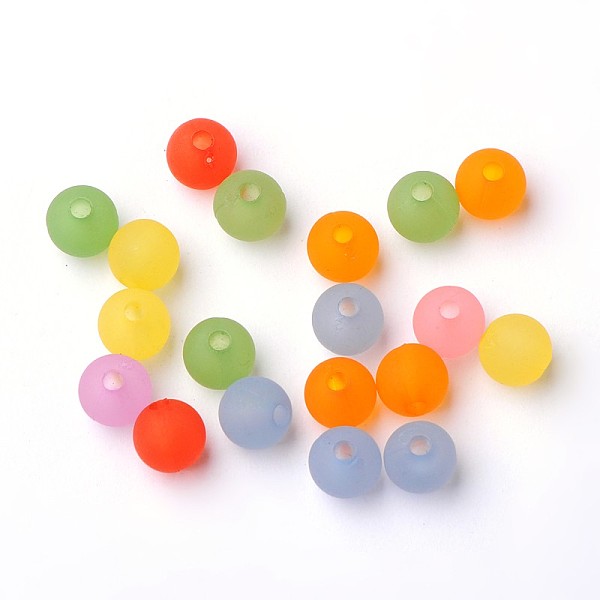 PandaHall Round Transparent Acrylic Beads, Frosted, Mixed Color, 8mm, Hole: 1.5mm, about 1800pcs/500g Acrylic Round Multicolor
PandaHall Round Transparent Acrylic Beads, Frosted, Mixed Color, 8mm, Hole: 1.5mm, about 1800pcs/500g Acrylic Round Multicolor