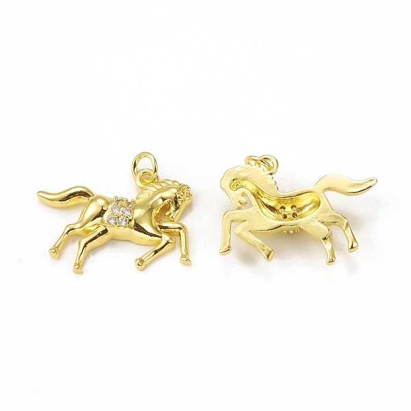 PandaHall Brass Micro Pave Cubic Zirconia Pendants, with Jump Ring, Horse Charm, Golden, 22x27x5mm, Hole: 3mm Brass+Cubic Zirconia Horse..., Clear
PandaHall Brass Micro Pave Cubic Zirconia Pendants, with Jump Ring, Horse Charm, Golden, 22x27x5mm, Hole: 3mm Brass+Cubic Zirconia Horse..., Clear