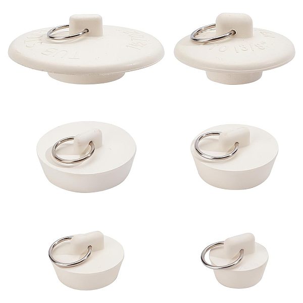 PandaHall GORGECRAFT 6PCS Drain Stopper Tub Stopper Set Rubber Sink Stopper Drain Plug with Pull Ring for Bathtub Kitchen Bathroom and..., White
PandaHall GORGECRAFT 6PCS Drain Stopper Tub Stopper Set Rubber Sink Stopper Drain Plug with Pull Ring for Bathtub Kitchen Bathroom and..., White