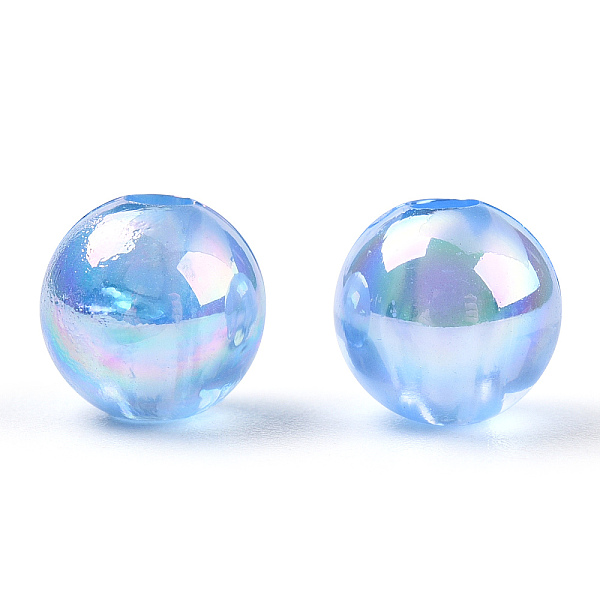 PandaHall Transparent Acrylic Beads, AB Colors Plated, Round, Cornflower Blue, 8mm, Hole: 2mm Acrylic Round
PandaHall Transparent Acrylic Beads, AB Colors Plated, Round, Cornflower Blue, 8mm, Hole: 2mm Acrylic Round