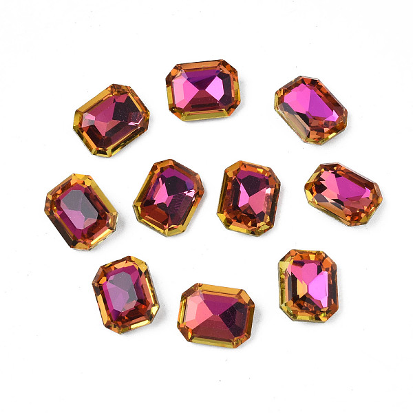 PandaHall Pointed Back Glass Rhinestone Cabochons, Nail Art Decoration Accessories, AB Color Plated, Faceted, Mahjong, Orchid, 10x8x4mm..., Purple
PandaHall Pointed Back Glass Rhinestone Cabochons, Nail Art Decoration Accessories, AB Color Plated, Faceted, Mahjong, Orchid, 10x8x4mm..., Purple