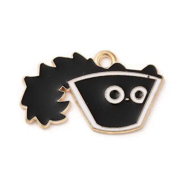 PandaHall Alloy Enamel Pendants, Light Gold, Cat Charm, Black, 16x26x1mm, Hole: 2mm Alloy+Enamel Cat Shape Black
PandaHall Alloy Enamel Pendants, Light Gold, Cat Charm, Black, 16x26x1mm, Hole: 2mm Alloy+Enamel Cat Shape Black