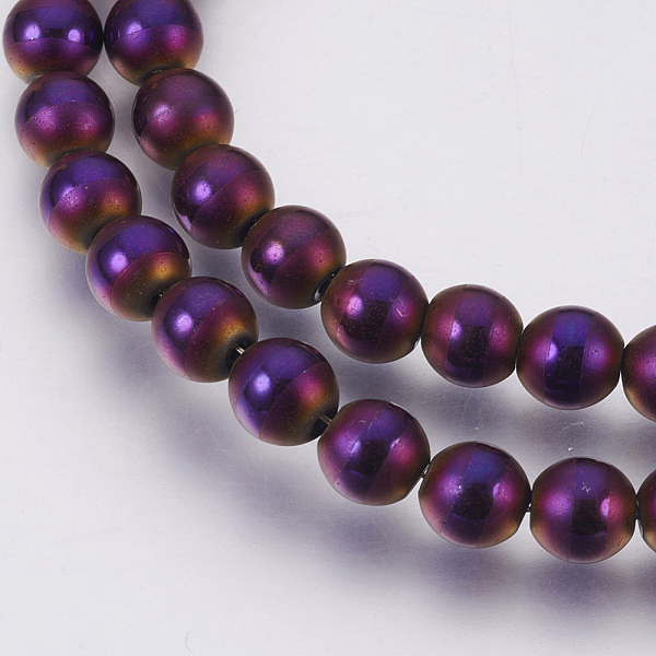 PandaHall Electroplate Non-Magnetic Synthetic Hematite Beads Strands, Polished, Frosted, Round, Purple Plated, 6mm, Hole: 1mm, about...
PandaHall Electroplate Non-Magnetic Synthetic Hematite Beads Strands, Polished, Frosted, Round, Purple Plated, 6mm, Hole: 1mm, about...
