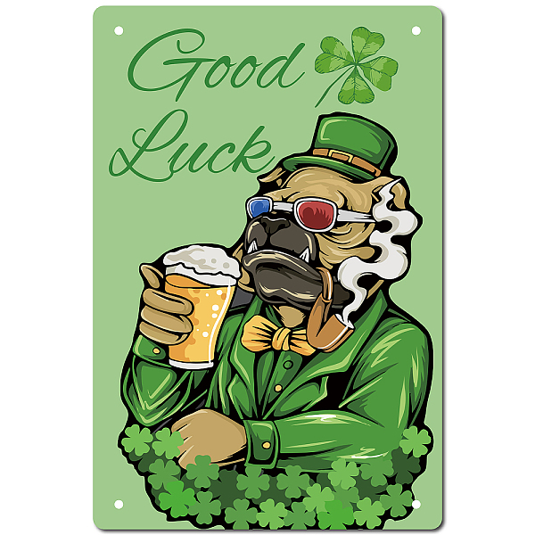 PandaHall Tinplate Sign Poster, Vertical, for Home Wall Decoration, Rectangle, Clover Pattern, 300x200x0.5mm Tinplate Clover Green
PandaHall Tinplate Sign Poster, Vertical, for Home Wall Decoration, Rectangle, Clover Pattern, 300x200x0.5mm Tinplate Clover Green