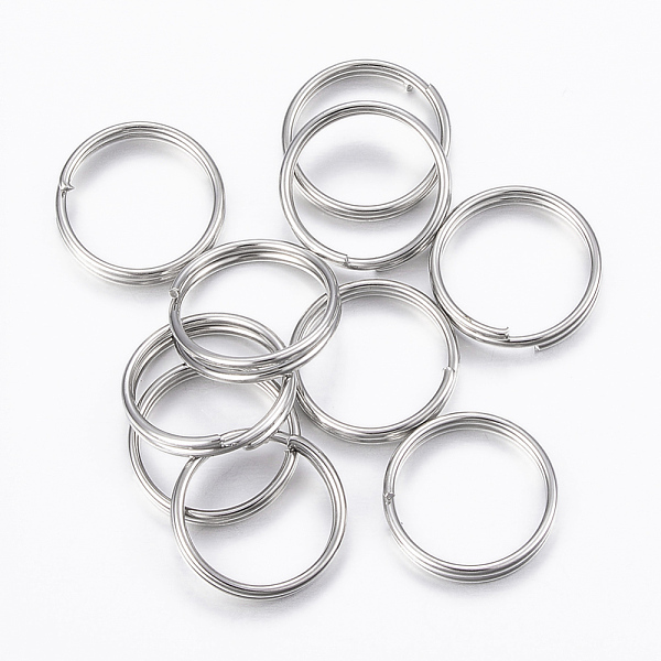 PandaHall 304 Stainless Steel Split Rings, Double Loops Jump Rings, Stainless Steel Color, 14x2mm, Inner Diameter: 12mm 304 Stainless Steel...
PandaHall 304 Stainless Steel Split Rings, Double Loops Jump Rings, Stainless Steel Color, 14x2mm, Inner Diameter: 12mm 304 Stainless Steel...