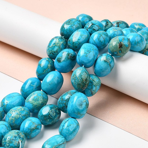 PandaHall Natural Imperial Jasper Beads Strands, Dyed, Drum, 15~19x13~14x12.5~14mm, Hole: 1mm, about 23pcs/strand, 16.34 inch(41.5cm)...
PandaHall Natural Imperial Jasper Beads Strands, Dyed, Drum, 15~19x13~14x12.5~14mm, Hole: 1mm, about 23pcs/strand, 16.34 inch(41.5cm)...