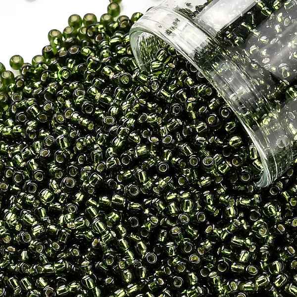 PandaHall TOHO Round Seed Beads, Japanese Seed Beads, (37) Silver Lined Olivine, 11/0, 2.2mm, Hole: 0.8mm, about 50000pcs/pound Glass Green
PandaHall TOHO Round Seed Beads, Japanese Seed Beads, (37) Silver Lined Olivine, 11/0, 2.2mm, Hole: 0.8mm, about 50000pcs/pound Glass Green