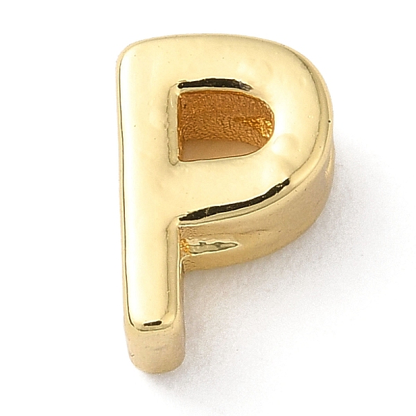PandaHall Rack Plating Brass Slide Charms, Cadmium Free & Lead Free, Real 18K Gold Plated, Letter, Letter P, 7.5x5x3.5mm, Hole: 1.4mm Brass...
PandaHall Rack Plating Brass Slide Charms, Cadmium Free & Lead Free, Real 18K Gold Plated, Letter, Letter P, 7.5x5x3.5mm, Hole: 1.4mm Brass...