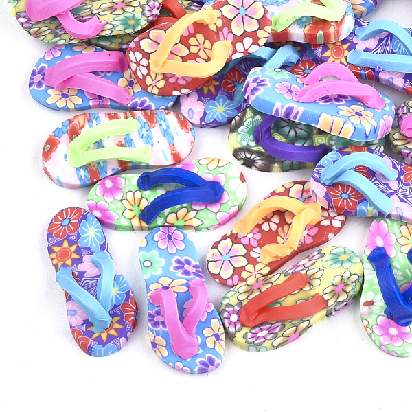 PandaHall Handmade Polymer Clay Cabochons, Slipper, Mixed Color, 26~28x12~13x8~9mm Polymer Clay Shoes Multicolor
PandaHall Handmade Polymer Clay Cabochons, Slipper, Mixed Color, 26~28x12~13x8~9mm Polymer Clay Shoes Multicolor