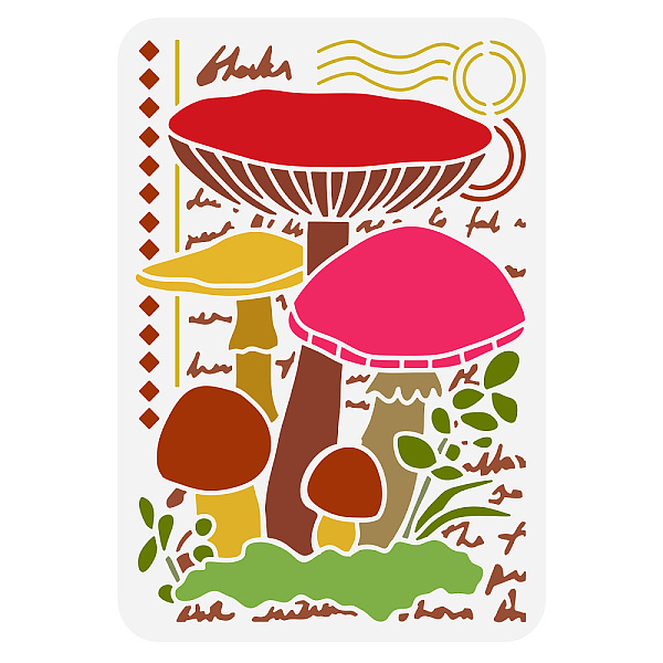 PandaHall Plastic Drawing Painting Stencils Templates, for Painting on Scrapbook Fabric Tiles Floor Furniture Wood, Rectangle, Mushroom...
PandaHall Plastic Drawing Painting Stencils Templates, for Painting on Scrapbook Fabric Tiles Floor Furniture Wood, Rectangle, Mushroom...