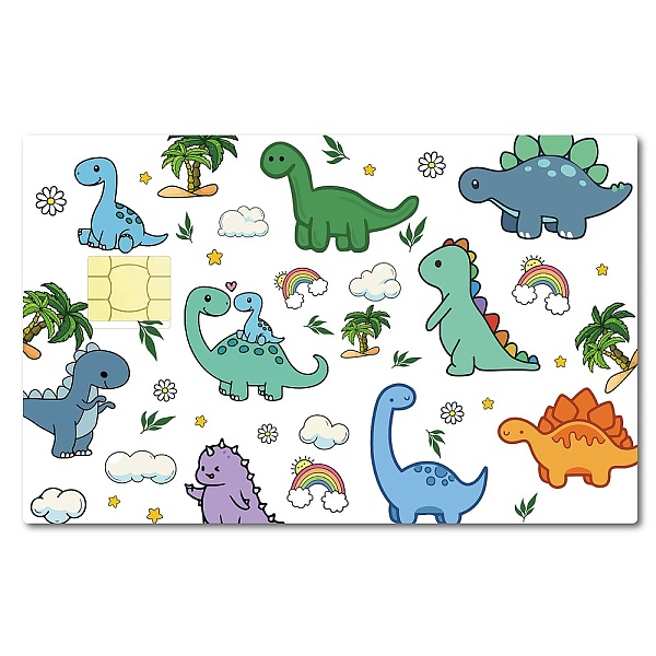 PandaHall PVC Plastic Waterproof Card Stickers, Self-adhesion Card Skin for Bank Card Decor, Rectangle, Dinosaur, 186.3x137.3mm Plastic...
PandaHall PVC Plastic Waterproof Card Stickers, Self-adhesion Card Skin for Bank Card Decor, Rectangle, Dinosaur, 186.3x137.3mm Plastic...