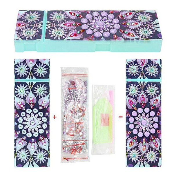 PandaHall 5D DIY Diamond Painting Stickers Kits For ABS Pencil Case Making, with Resin Rhinestones, Diamond Sticky Pen, Tray Plate and Glue..., Multicolor
PandaHall 5D DIY Diamond Painting Stickers Kits For ABS Pencil Case Making, with Resin Rhinestones, Diamond Sticky Pen, Tray Plate and Glue..., Multicolor