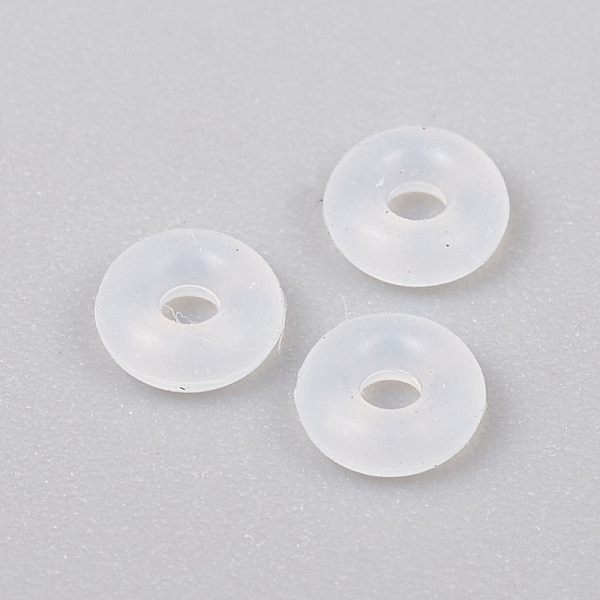 PandaHall Rubber O Rings, Donut Spacer Beads, Fit European Clip Stopper Beads, Clear, 3.5x1.5mm, 1.2mm Inner Diameter Synthetic Rubber Ring...
PandaHall Rubber O Rings, Donut Spacer Beads, Fit European Clip Stopper Beads, Clear, 3.5x1.5mm, 1.2mm Inner Diameter Synthetic Rubber Ring...