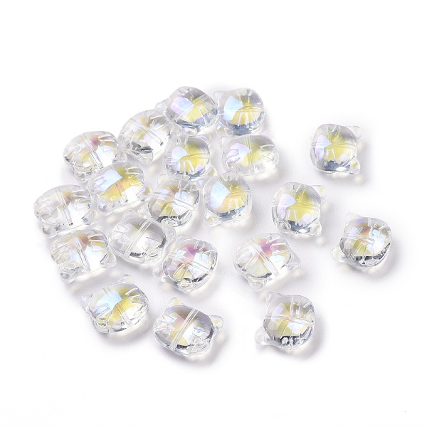 PandaHall Glass Beads, for Jewelry Making, Cat, Clear AB, 12.5x14x6.5mm, Hole: 1mm Glass Cat Shape White
PandaHall Glass Beads, for Jewelry Making, Cat, Clear AB, 12.5x14x6.5mm, Hole: 1mm Glass Cat Shape White