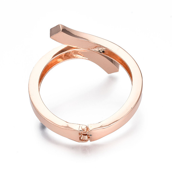 PandaHall Crystal Rhinestone Wave Open Cuff Bangle, Brass Jewelry for Women, Rose Gold, Inner Diameter: 2x2 inch(5x5.15cm) Rhinestone
PandaHall Crystal Rhinestone Wave Open Cuff Bangle, Brass Jewelry for Women, Rose Gold, Inner Diameter: 2x2 inch(5x5.15cm) Rhinestone