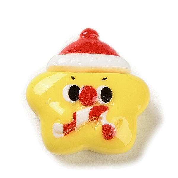 PandaHall Christmas Theme Opaque Resin Decoden Cabochons, for Jewelry Making, Star, 20x18.5x8mm Resin Star Yellow
PandaHall Christmas Theme Opaque Resin Decoden Cabochons, for Jewelry Making, Star, 20x18.5x8mm Resin Star Yellow