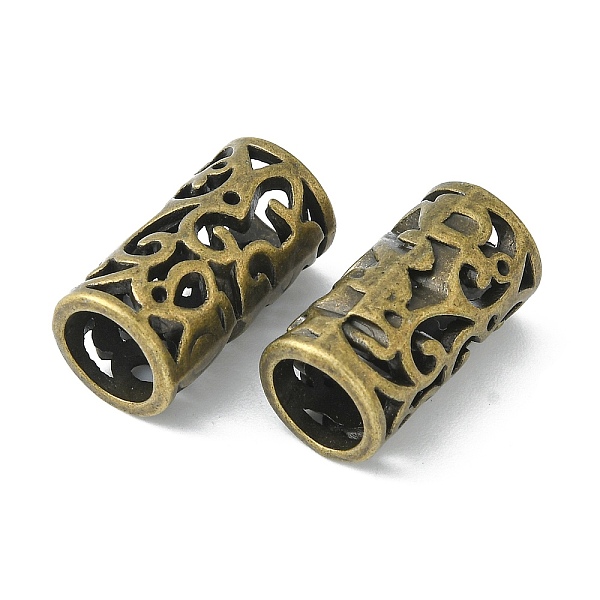 PandaHall Tibetan Style European Beads, Large Hole Beads, Lead Free & Cadmium Free & Nickel Free, Antique Bronze, Column, 11mm in diameter...
PandaHall Tibetan Style European Beads, Large Hole Beads, Lead Free & Cadmium Free & Nickel Free, Antique Bronze, Column, 11mm in diameter...