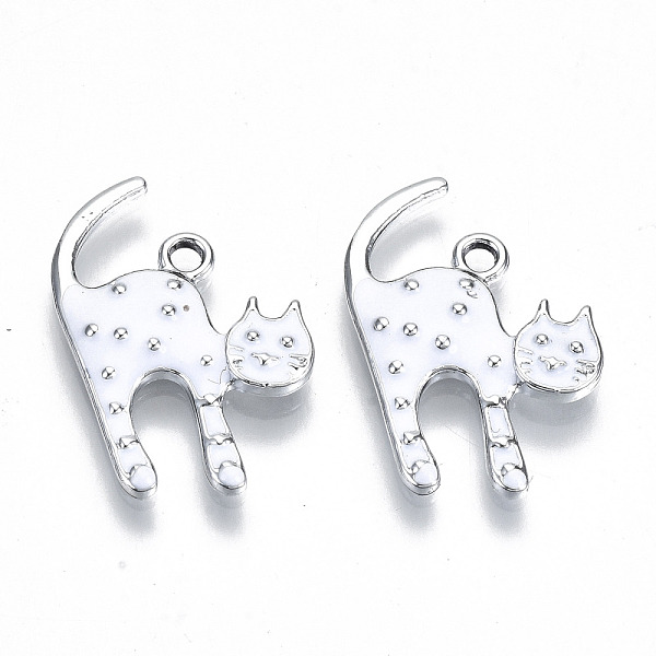 PandaHall Eco-Friendly Zinc Alloy Pendants, with Enamel, Cadmium Free & Nickel Free & Lead Free, Cat Shape, Platinum, Mixed Color..., Multicolor
PandaHall Eco-Friendly Zinc Alloy Pendants, with Enamel, Cadmium Free & Nickel Free & Lead Free, Cat Shape, Platinum, Mixed Color..., Multicolor