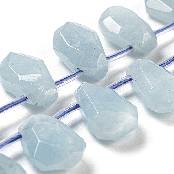 PandaHall Natural Aquamarine Beads Strands, Faceted, Teardrop, Top Drilled, 10~18x8~13x3~7mm, Hole: 1mm, about 27pcs/strand, 15.79''~15.98''...
PandaHall Natural Aquamarine Beads Strands, Faceted, Teardrop, Top Drilled, 10~18x8~13x3~7mm, Hole: 1mm, about 27pcs/strand, 15.79''~15.98''...