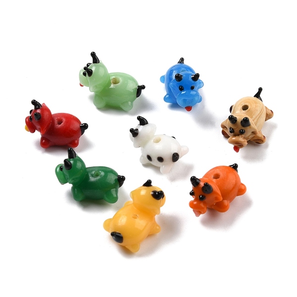 PandaHall Handmade Lampwork Beads, Cartoon Style, Cattle, Mixed Color, 19~21x12~15x13.5~17mm, Hole: 2mm Lampwork Cattle Multicolor
PandaHall Handmade Lampwork Beads, Cartoon Style, Cattle, Mixed Color, 19~21x12~15x13.5~17mm, Hole: 2mm Lampwork Cattle Multicolor