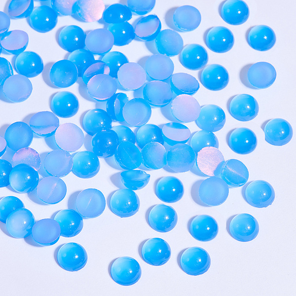 PandaHall Resin Cabochons, Nail Art Decoration Accessories, Half Round, Dodger Blue, 6x3mm Resin Half Round Blue
PandaHall Resin Cabochons, Nail Art Decoration Accessories, Half Round, Dodger Blue, 6x3mm Resin Half Round Blue